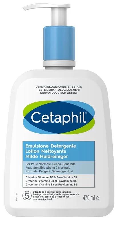 Cetaphil Emulsione Detergente Viso e Corpo 470 ml