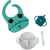Babymoov Kit LEARNISY Plato + Cuchara + Babero + Taza Perro 15-24m