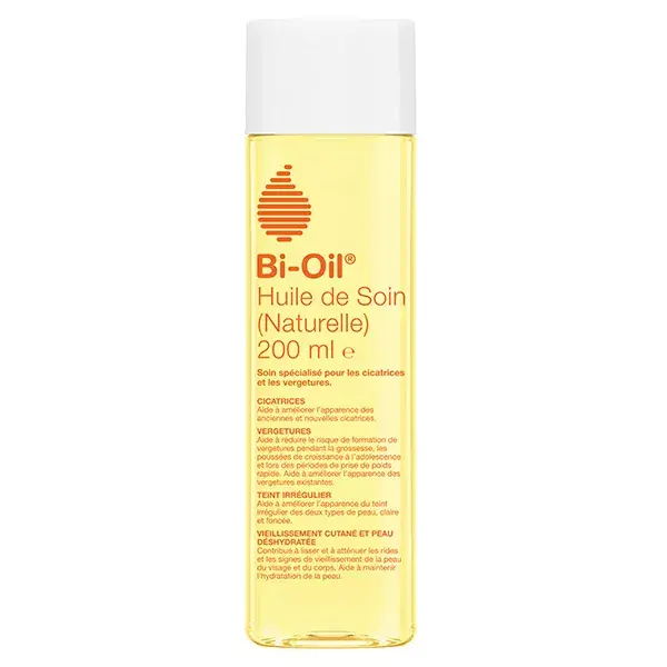 Bi-Oil Huile de Soin Naturelle Olio per Cicatrici e Smagliature  200ml