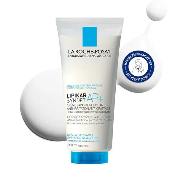 La Roche Posay Lipikar Syndet AP+ Crème Lavante Relipidante 200ml