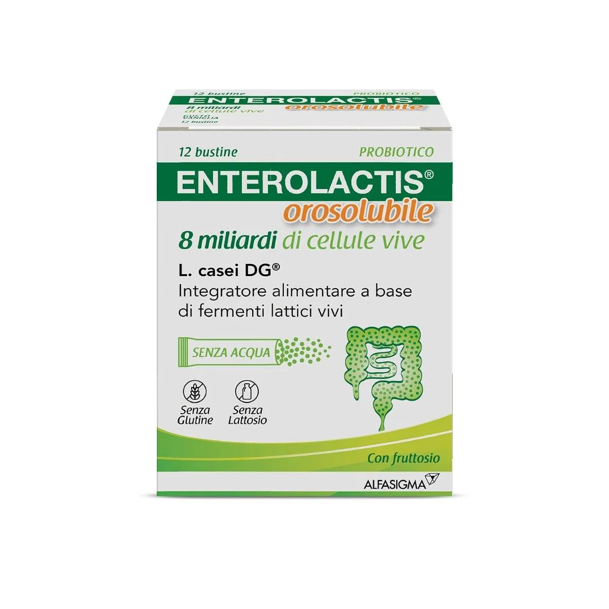 Enterolactis Integratore Intestinale 12 Bustine