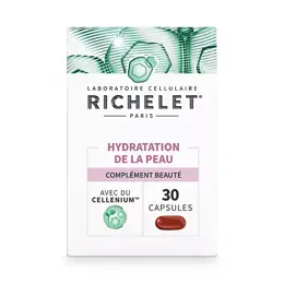 RICHELET Hydratation de la Peau, Complément Alimentaire, 30 Capsules