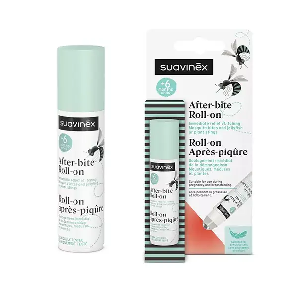 Suavinex Roll-On à la Citronelle Après Piqûres Moustiques Bébé 6M+ 15 mL