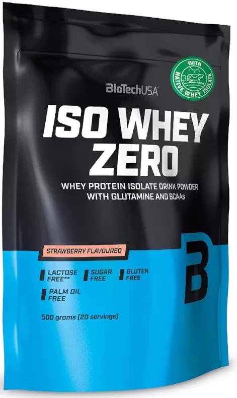 Biotech Usa Iso Whey Zero Fraise 500 gr
