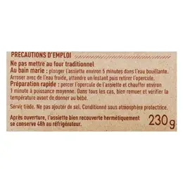 Babybio Repas Midi Assiette Pomme de Terre Haricots Verts Dinde +12m Bio 230g