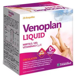 Ynsadiet Zentrum Venoplan Liquid 20 Ampoules