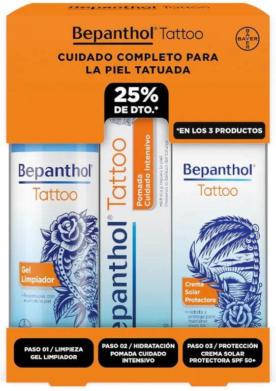 Bepanthol Tattoo Compleet verzorgingspakket voor getatoeëerde huid