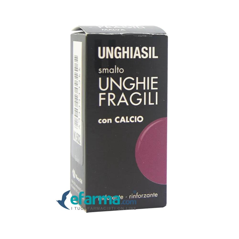 Unghiasil Smalto Malva Unghie Fragili Con Calcio 12 ml