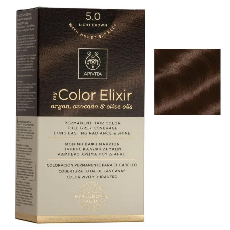 Tint My Color Elixir Apivita N5.0 Light Brown