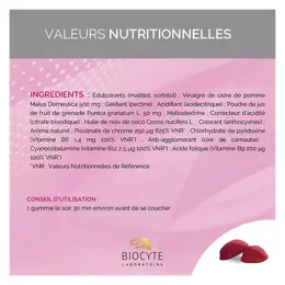 BIOCYTE VINAIGRE DE CIDRE 60 GUMMIES