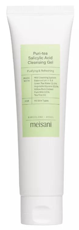 Meisani Puri-Tea Gel Nettoyant à l'Acide Salicylique 100 ml