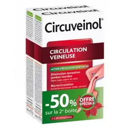 Nutreov Physcience Circuveinol Circulation Veineuse 2 x 30 comprimés