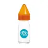 dBb Remond Biberon Jus de Fruit Régul'Air Verre Orange Translucide 110ml