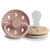 Frigg Moon Phase Pacifier Block Silicone Blush/Croissant +6m 2 units