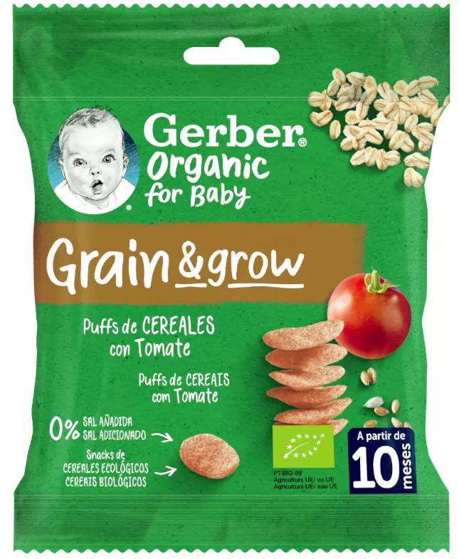 Gerber Puff Cereales con Tomate +10m 7 gr