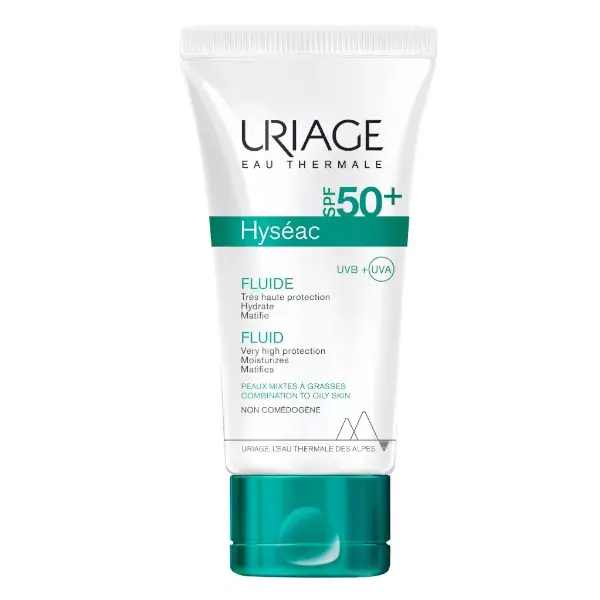 Uriage Hyséac Fluide SPF50+ Hydratant Matifiant 50ml