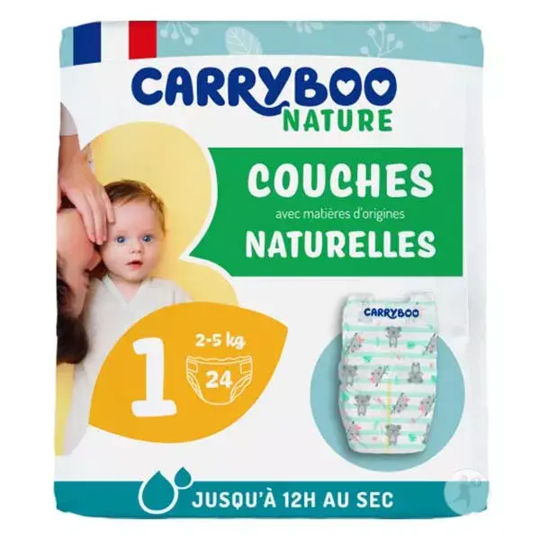 Carryboo Couches de nos régions Taille 1 (2-5kg)