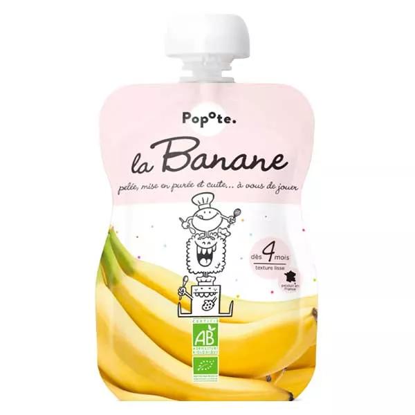 Popote Les Fruits Plátano Botella +4m Ecológico 120g