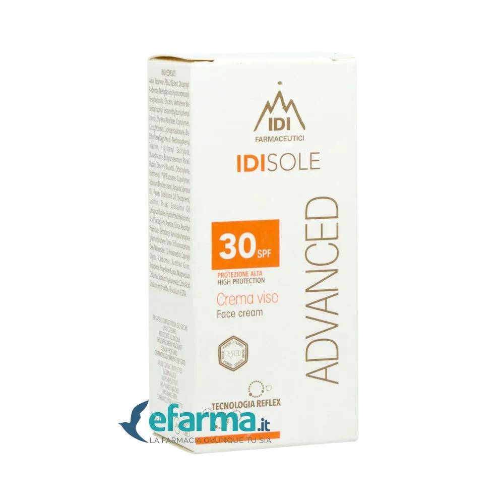 Idisole Advanced Crema Solare Viso SPF 30 Protezione Alta 50 ml