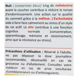 Audistim Jour/Nuit Bonne audition Réduction de la fatigue  Stress Endormissement 60 comprimés