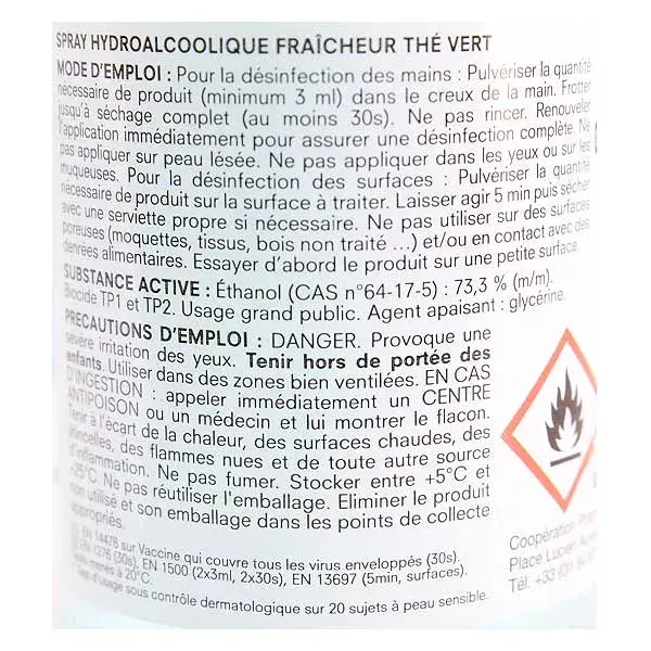 Baccide Spray Anti-Viral Thé Vert 100ml