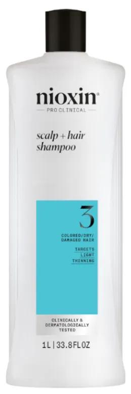 Nioxin 3 Coloriertes Haarshampoo Mild schwächend 1000 ml