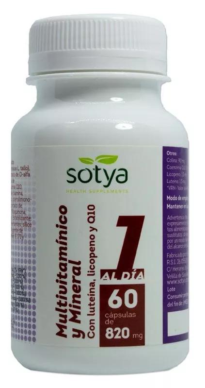 Sotya Multivitamínico Y Mineral Con Luteína Licopeno Y Q10 820 Mg 60 Cápsulas Atida 3420