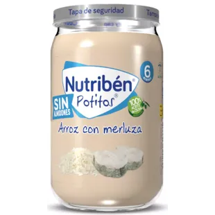 Nutribén Potito Merluza con Arroz 235 gr
