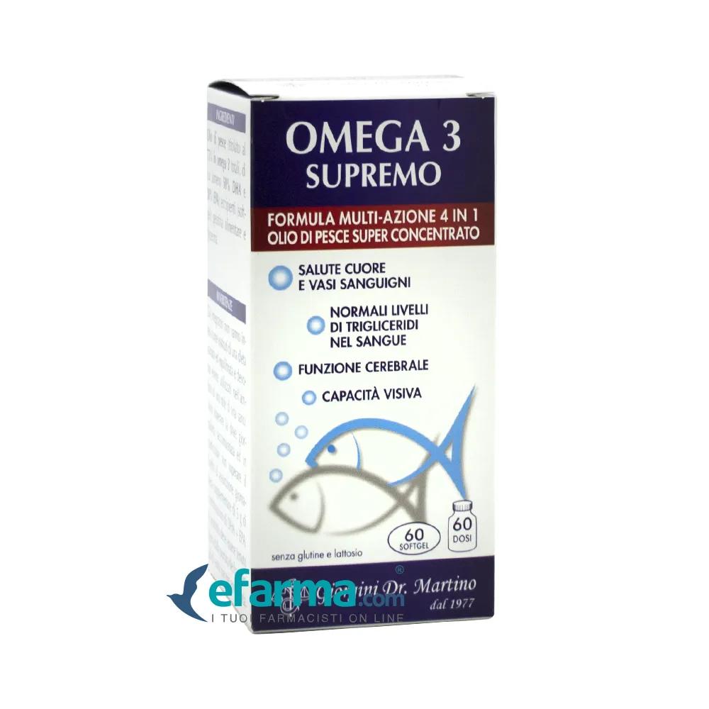 Dr. Giorgini Omega 3 Supremo Integratore Di Olio di Pesce 60 Capsule Softgel