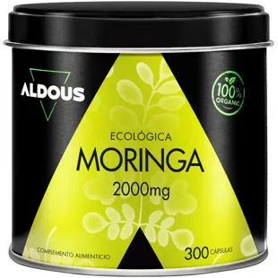 Aldous Bio Pure Organic Moringa 2000mg 300 Capsules