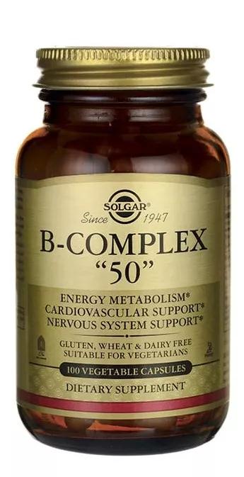 Solgar B-complex ''50'' 100 Comprimidos