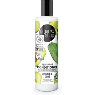 Organic Shop Damaged Hair Conditioner Avocado and Olive 280 ml
