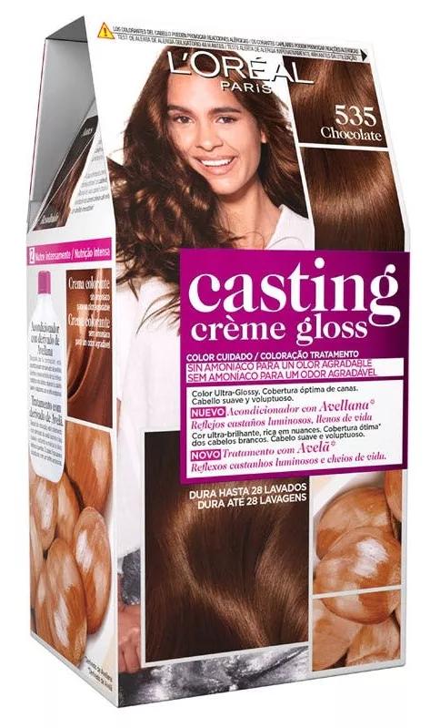 baño Campeonato Máxima L'Oréal Casting Crème Gloss Tinte Nº 535 Chocolate - Atida