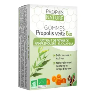 Propos'Nature Caramelle Gommose alla Propoli Bio Semi di Pompelmo/Eucalipto 45g