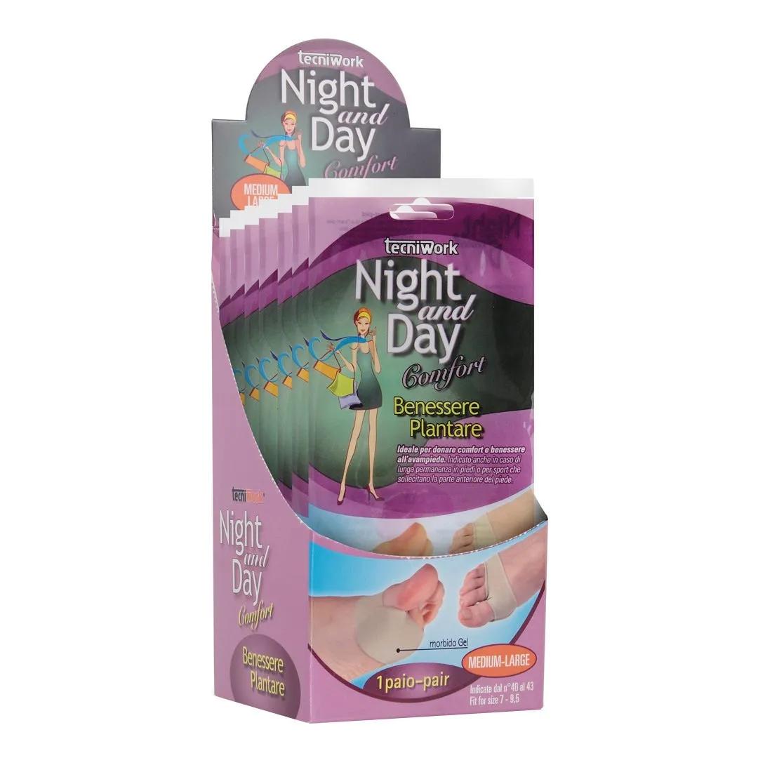 Tecniwork Night&Day Benessere Plantare Cuscinetto in Gel Taglia M/L