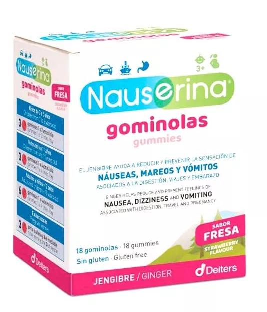 Deiters Nauserina Gummies Erdbeergeschmack 18 Einheiten