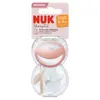 Nuk Mommyfeel Sucette 0-6m Blush Lot de 2