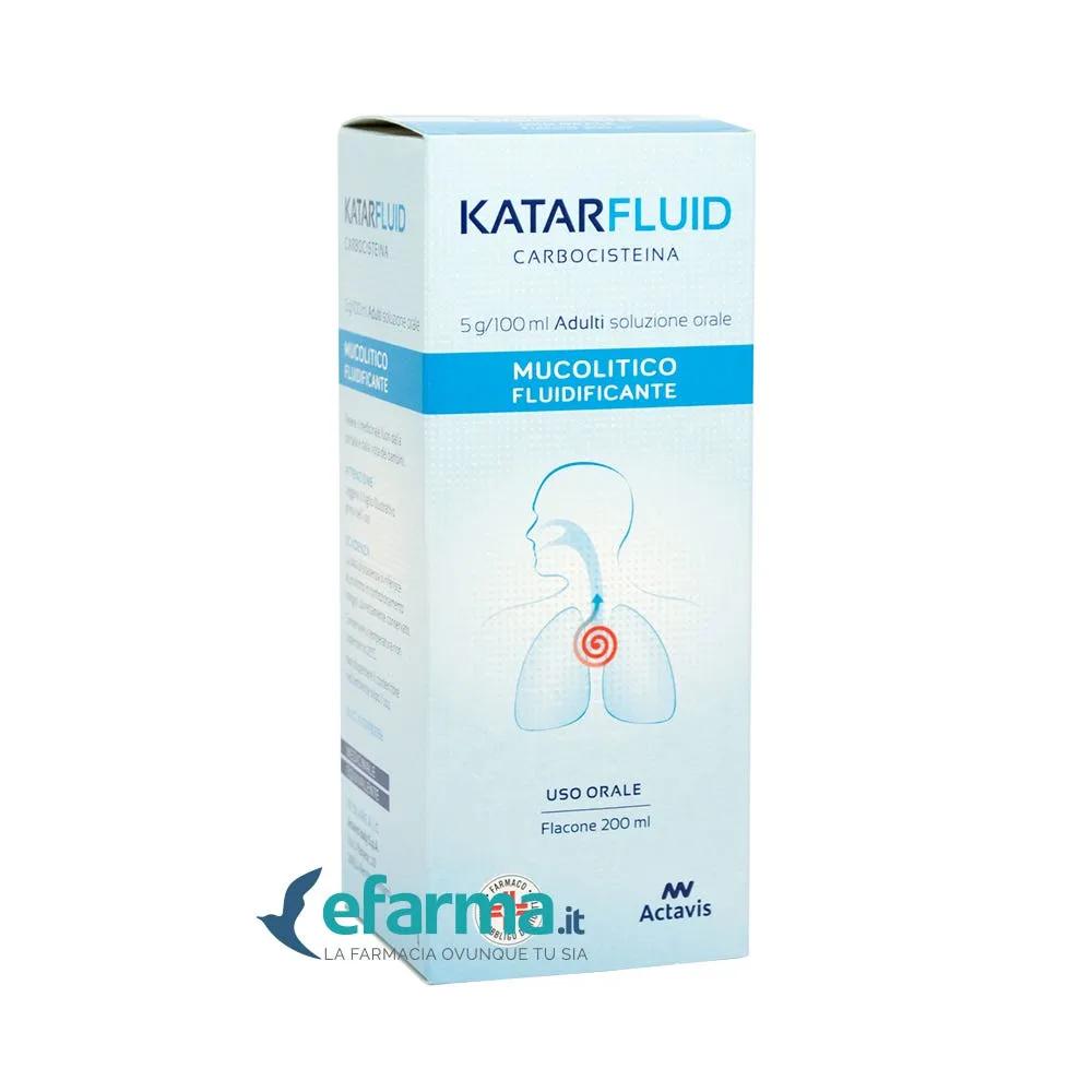 Katarfluid Soluzione Orale Carbocisteina Tosse 200 ml