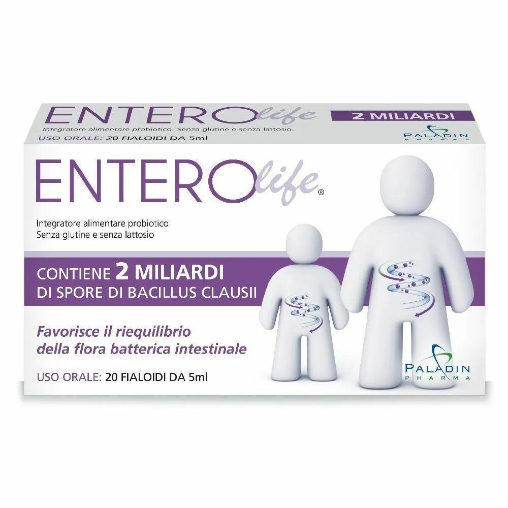 Enterolife Probiotico Equilibrio Flora Intestinale 20 Fiale