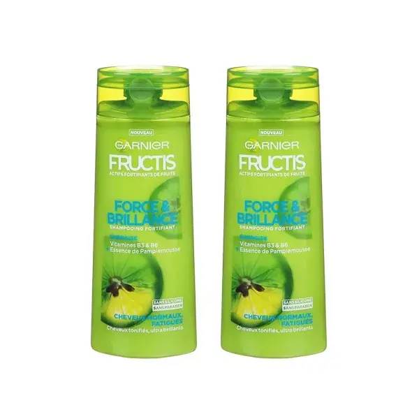 Garnier Fructis Strength & Shine Fortifying Shampoo Set of 2 x 250ml
