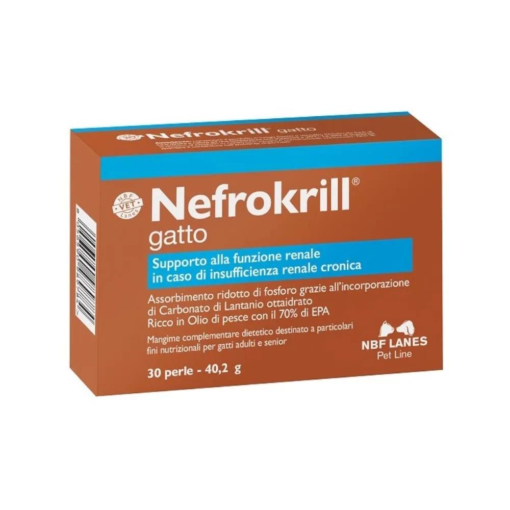 Nefrokrill Gatto Integratore Renale per Gatti 30 Perle