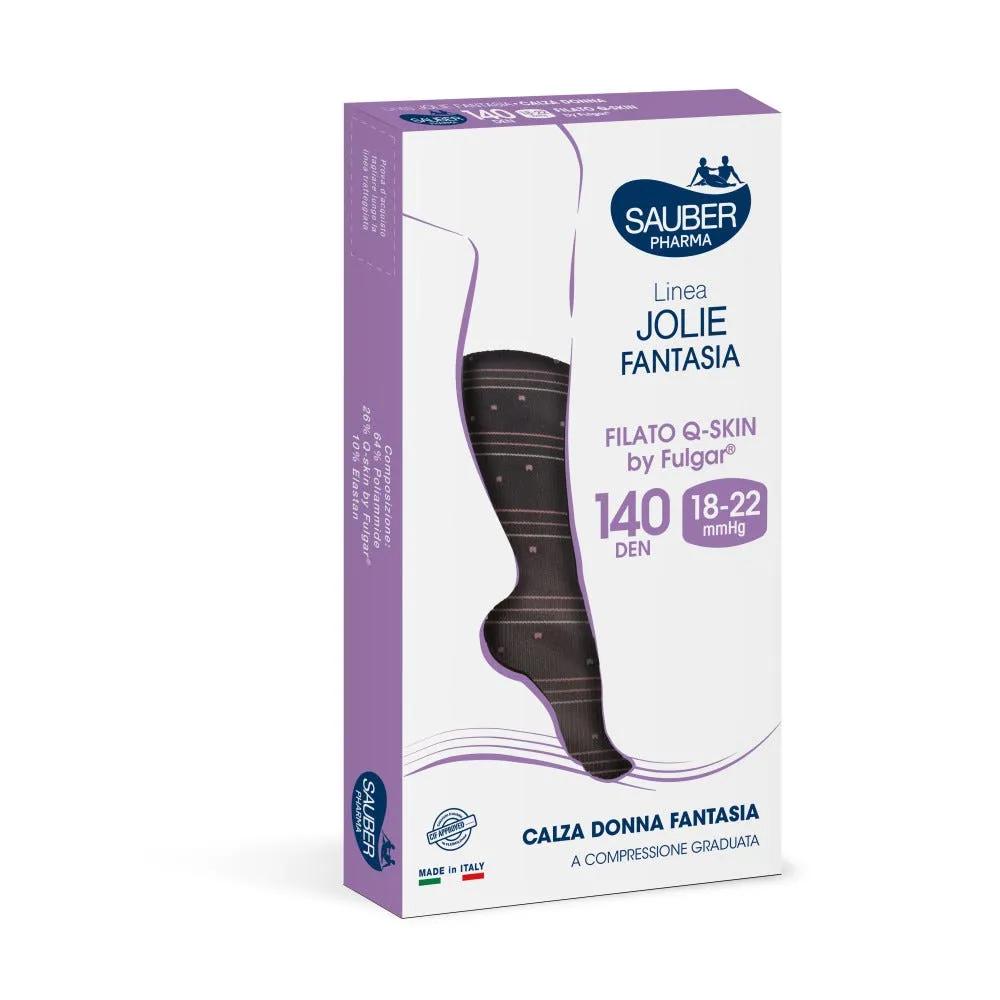 Sauber Pharma Linea Jolie Fantasia 140 Den 18-22 mmHg Fantasia Linea e Pois S-M