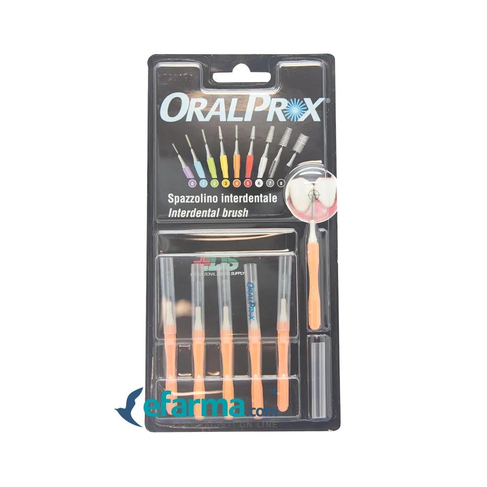 Oralprox Scovolino Interdentale 4 Arancione 6 Pezzi