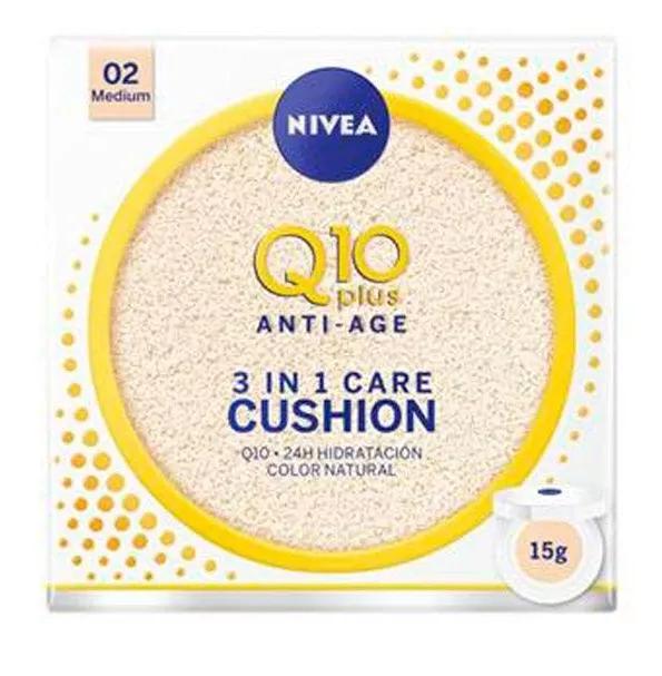 Nivea Creme Q10 Plus Anti-Aging 3 em 1 Cushion Tom Medio 15ml