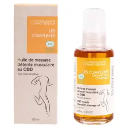 Haut-Ségala Huile de Massage Détente Musculaire au CBD Bio 100ml