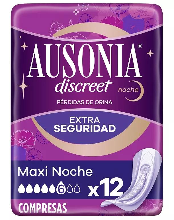 Ausonia Discreet Maxi Night 12 Unidades