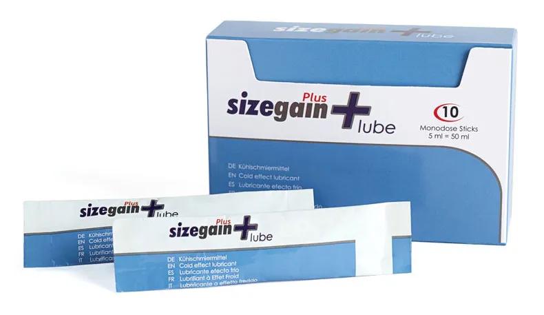 500 Cosmetics Sizegain Plus Lubrifiant Lubrifiant Effet Froid 10x5 ml