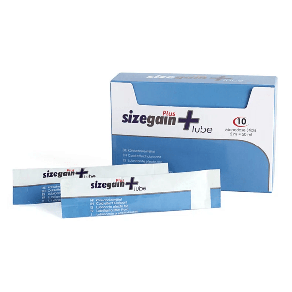 500 Cosmetics Sizegain Plus Lubricant Lube Cold Effect 10x5 ml