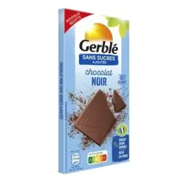 Gerblé sans Sucres Ajoutés Chocolat Noir 80g