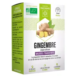 Dayang Gingembre Bio 15 gélules